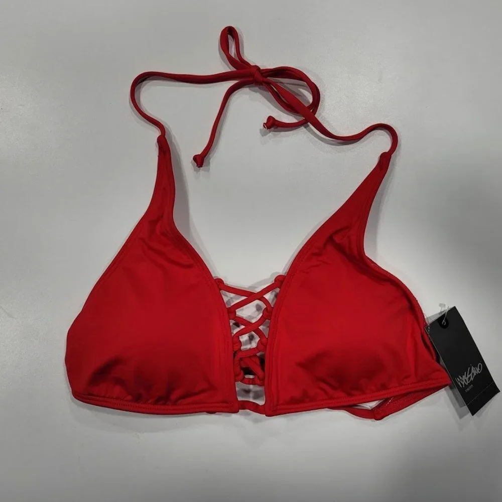 Mossimo Strappy Red Bikini Top - Picture 5 of 7